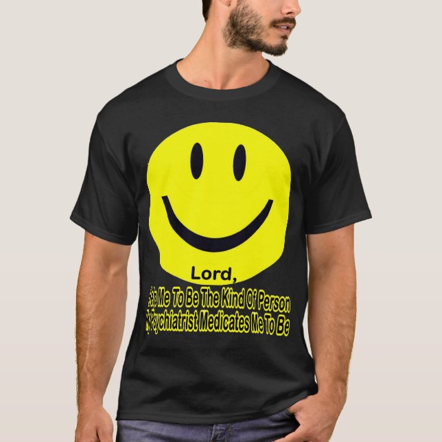 Camiseta Psiquiatra T, cores escuras (Frente)