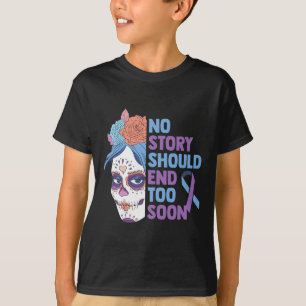 Camiseta Psiquiatras Sensíveis Ao Suicídio De Girassol Crân