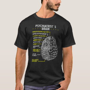 Camiseta Psiquiatria Psiquiatria Psiquiatria Médica Cérebro