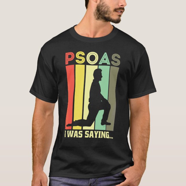 Camiseta Psoas Eu Estava Dizendo Terapia Física Pt (Frente)