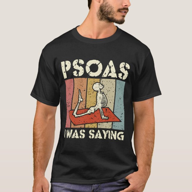 Camiseta Psoas I Was Saying Massage Therapist Lmt Massage T (Frente)