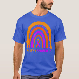 Camiseta Psoríase De Girassol Mês Sensibilização Laranja E