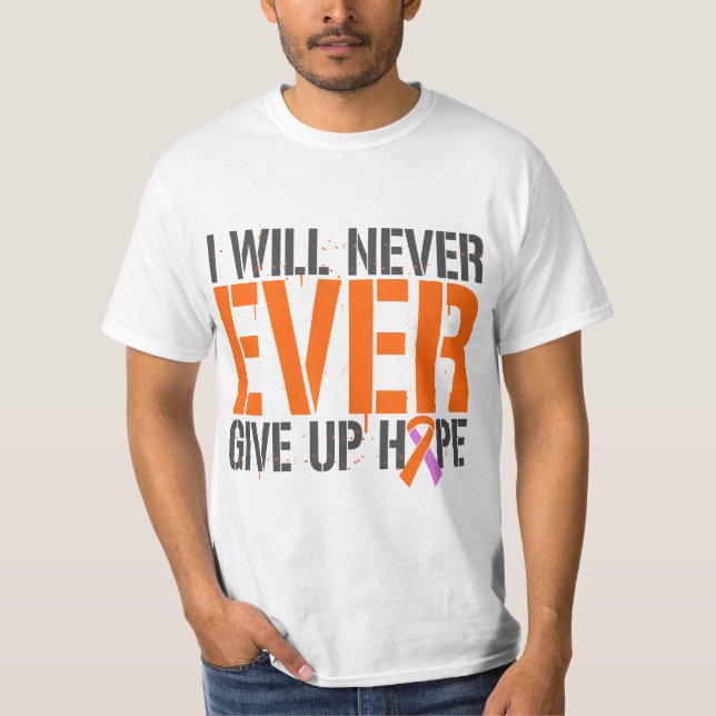 Camiseta Psoríase do Eczema eu darei nunca nunca acima o (Frente)