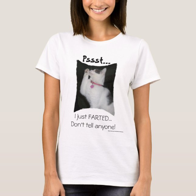 Camiseta Pssst… eu apenas Farted (Frente)