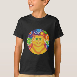 Camiseta 'Psy-cat-delic round 'Groovy Man!'