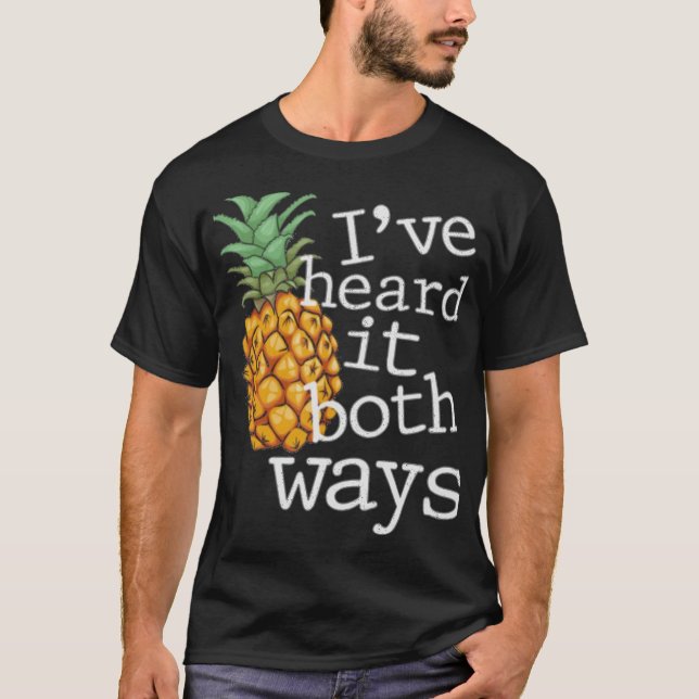 Camiseta Psych - Eu ouvi de ambos os modos (Frente)