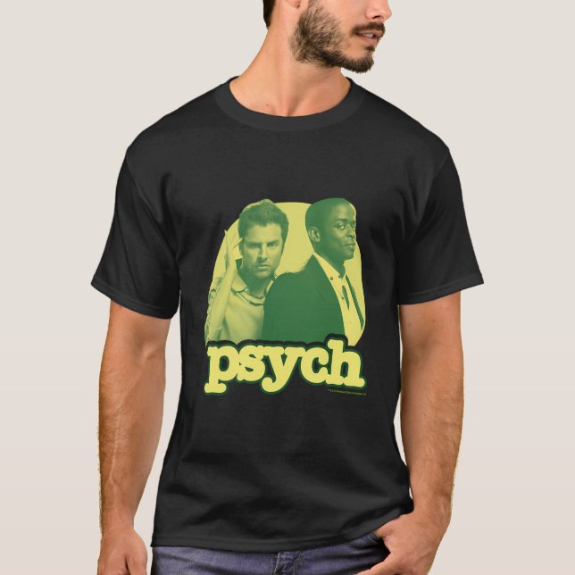 Camiseta Psych Shawn Spencer E Gus (Frente)