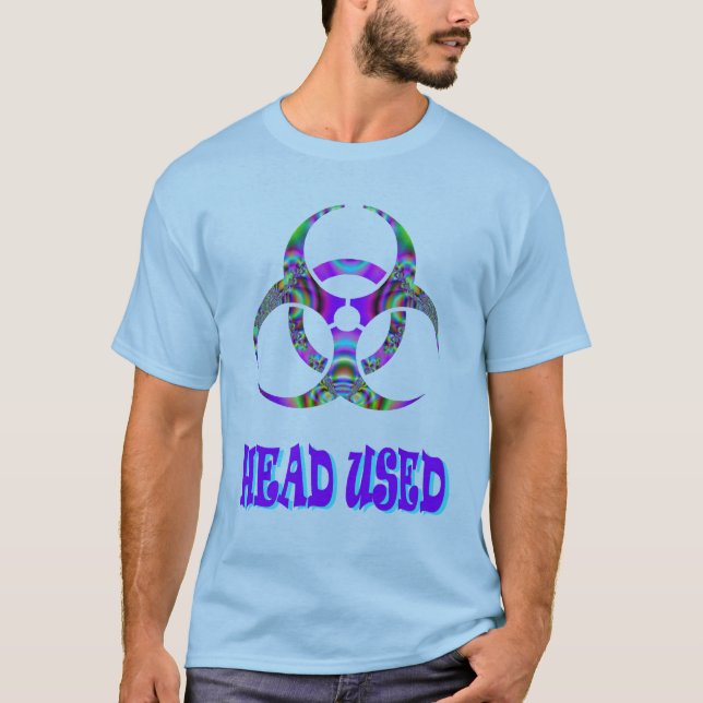 Camiseta psyché-bio HEAD USED (Frente)