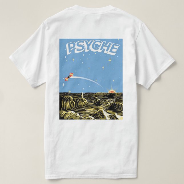Camiseta Psyche Sunrise (Verso do Design)