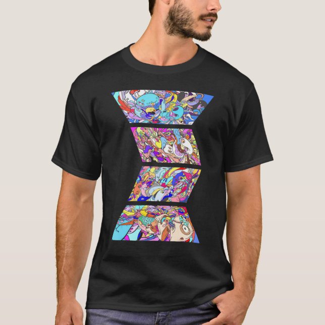 Camiseta Psychedelic Acid Folk Trance Rock Edm Festival Goa (Frente)