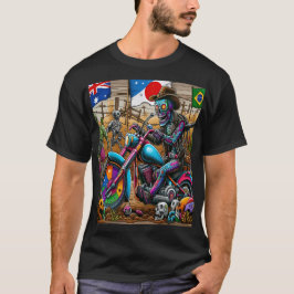 Camiseta Psychedelic Adventure in the Post-Apocalyptic