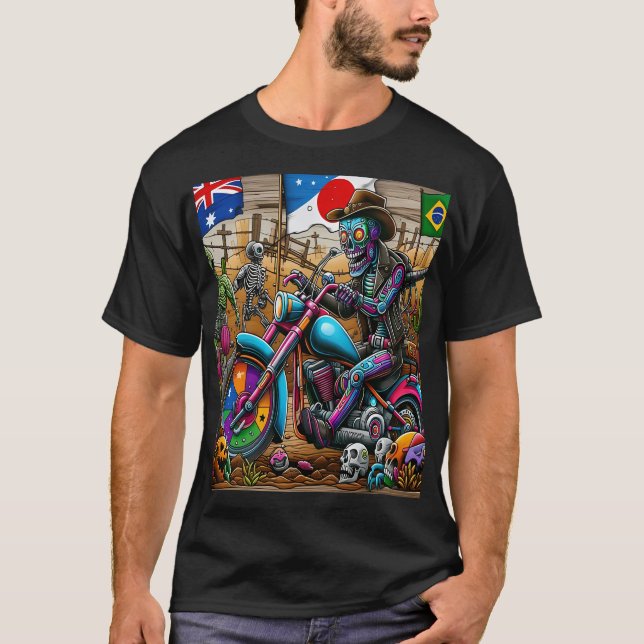 Camiseta Psychedelic Adventure in the Post-Apocalyptic (Frente)