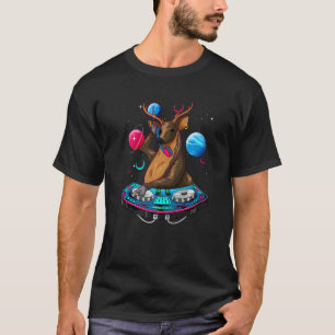 Camiseta Psychedelic Deer DJ EDM Raver Trance Music Festiva