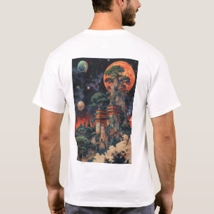 Camiseta Psychedelic DMT Baobab Bonsai Ukiyo-e