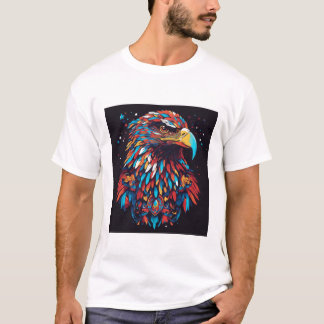 Camiseta Psychedelic Eagle Gaze