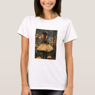 Camiseta Psychedelic Fantasy Art – Enchanting Redhead in a