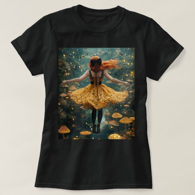 Camiseta Psychedelic Fantasy Magic Art (Frente do Design)