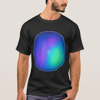 Camiseta Psychedelic Triangle Mandala Scales