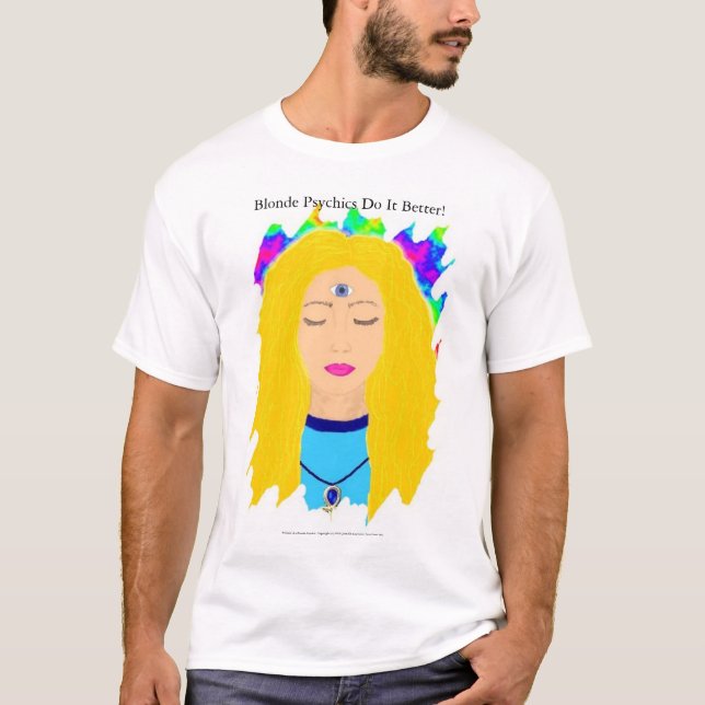 Camiseta Psychics louro melhora (Frente)