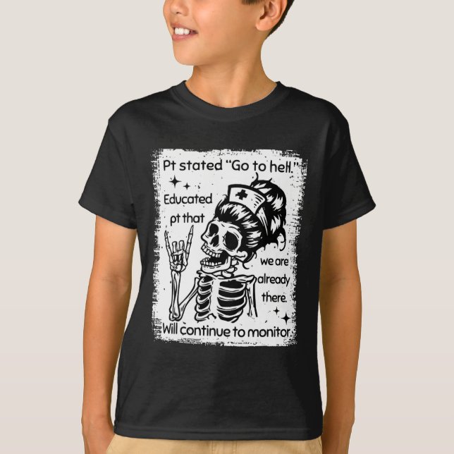 Camiseta Pt Declarou Ir Para O Inferno Educado Pt Que Nós S (Frente)