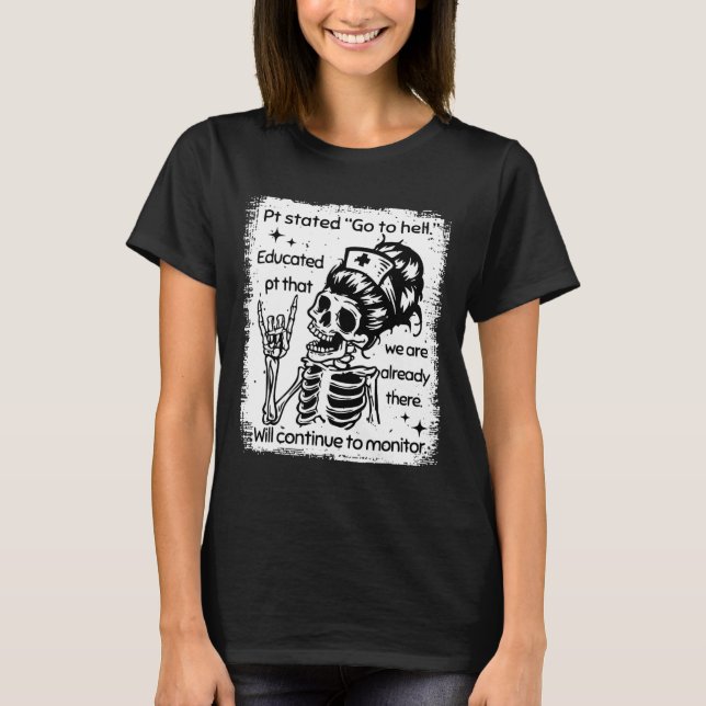 Camiseta Pt Declarou Ir Para O Inferno Educado Pt Que Nós S (Frente)