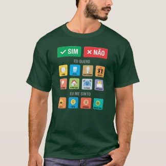Camiseta PT-PT Autism AAC PECS Apontando Comunicação 01
