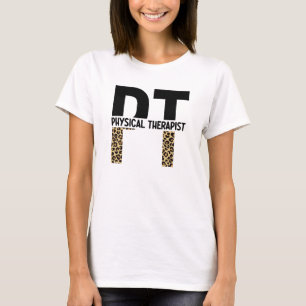 Camiseta PT Terapêutica Física Cheetah Impressão PT Form