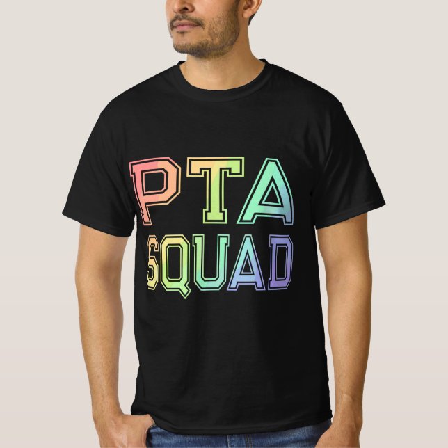 Camiseta PTA Squad - Associação de Organização de Professor (Frente)