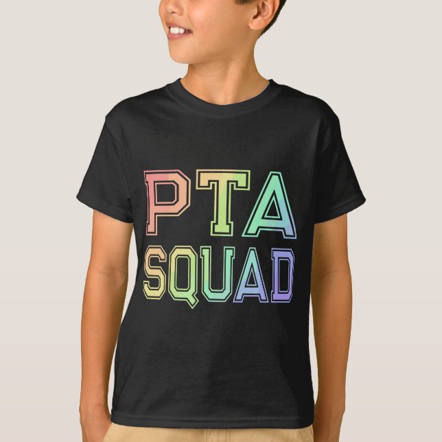 Camiseta PTA Squad - Associação de Organização de Professor (Frente)
