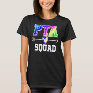 Camiseta Pta Squad Rainbow Ombre School De Volta À Escola