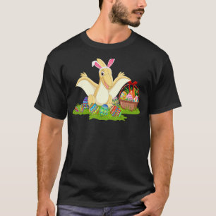 Camiseta Pterodactil Páscoa Caça De Ovo Bunny Pterodactyl E