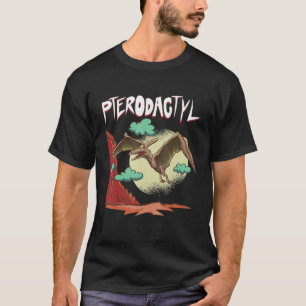 Camiseta Pterodactyl Dino Dinossauro Identificação 1