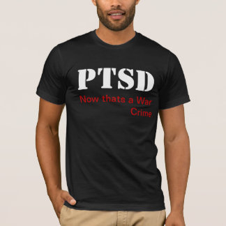 Camiseta PTSD agora que é um crime de guerra