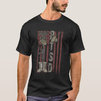 Camiseta Ptsd Nem Todas As Feridas Estão Visíveis 4 De Julh