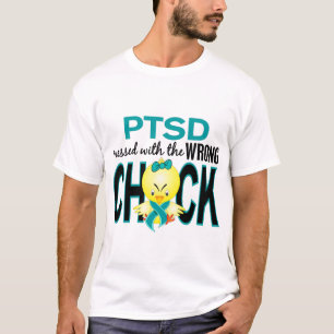 Camiseta PTSD sujado com pintinho errado