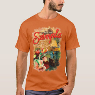 Camiseta Pub Arruinado Szimpla Lounge com Flores em Budapes