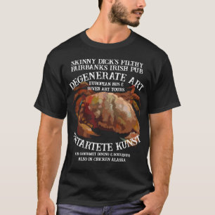 Camiseta Pub de Arte Irlandesa Imundo do Skinny Dick em Fai