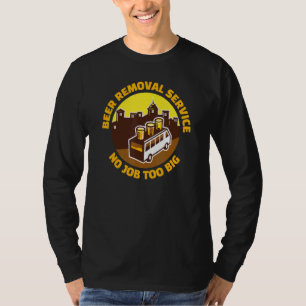 Camiseta Pub do Bebendo do Beer do Serviço de Remoção da Be