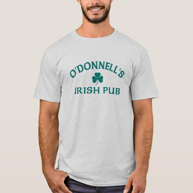 Camiseta Pub Irlandês de O'Donnell  (Frente)