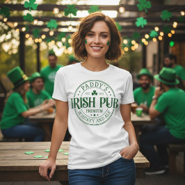 Camiseta Pub irlandês do Paddy do Dia de São Patrício cláss