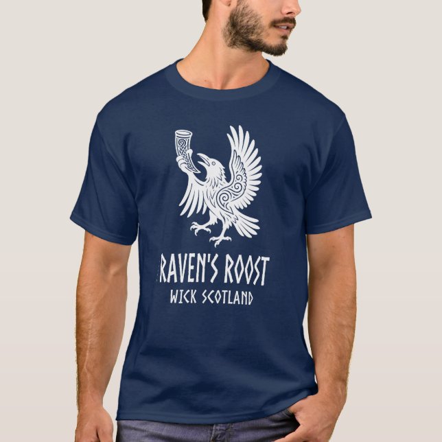 Camiseta Pub Raven's Roost Wick Escócia (Frente)