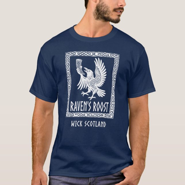 Camiseta Pub Raven's Roost Wick Escócia (Frente)