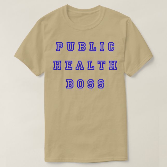 Camiseta Public Health Boss School Design 1 (Frente do Design)