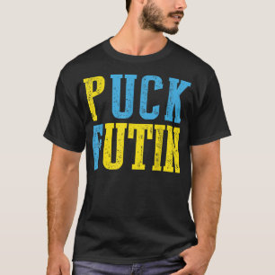 Camiseta Puck Futin Meme Eu Estou Com a Ucrânia Amor Ucrani
