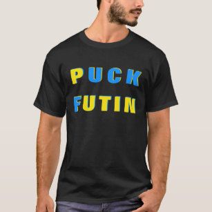 Camiseta Puck Futin T-Shirt Support Ucrânia
