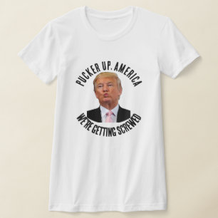 Camiseta Pucker America Trump Lábios