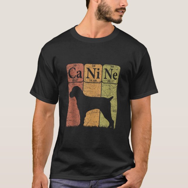 Camiseta Pudelponteiro Elemento de Mesa Periódico Pudelpont (Frente)