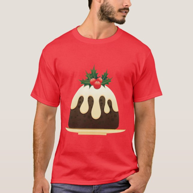 Camiseta Pudim de Natal Gigante (Frente)