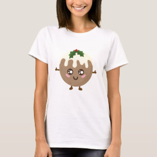 Camiseta Pudim de Natal Kawaii