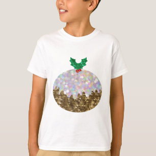Camiseta pudins do Natal do sequin
